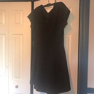 Black little dress with v neck